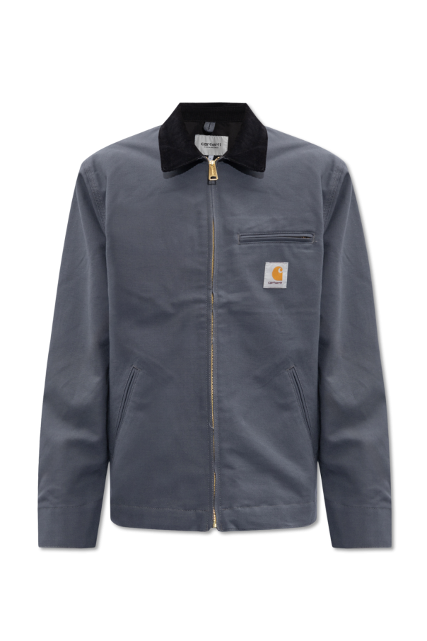 Ikonik Karl knit sweater - SchaferandweinerShops Canada - up track jacket  Blue Carhartt WIP - Grey printed zip
